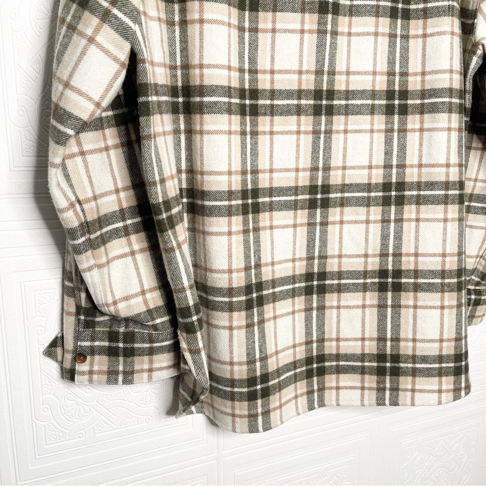 Jenni Kayne O’Keefe Plaid Wool Overshirt Medium - Picture 8 of 8